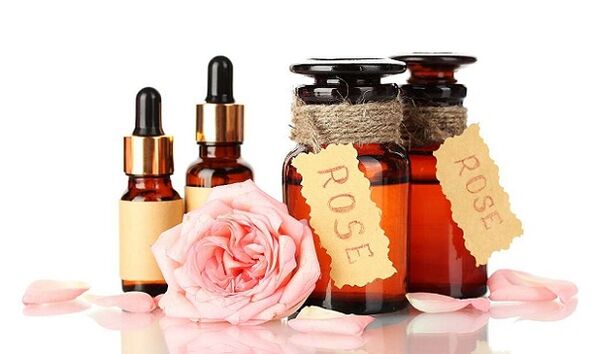 óleo de rosas para rejuvenescimento da pele