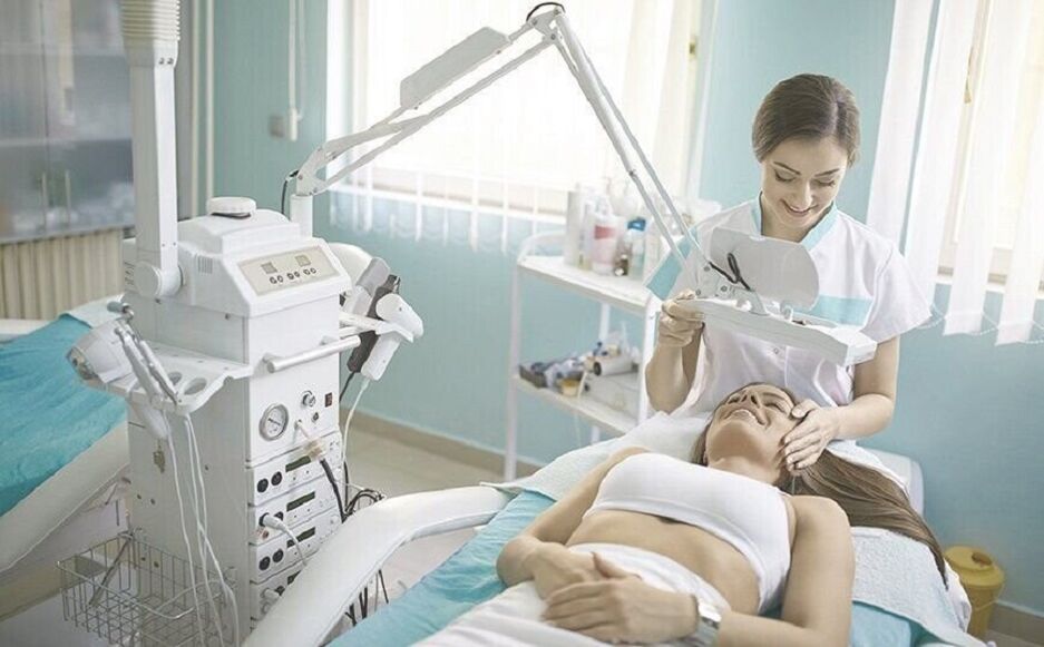 técnica de rejuvenescimento da pele usando feixe de laser fracionado