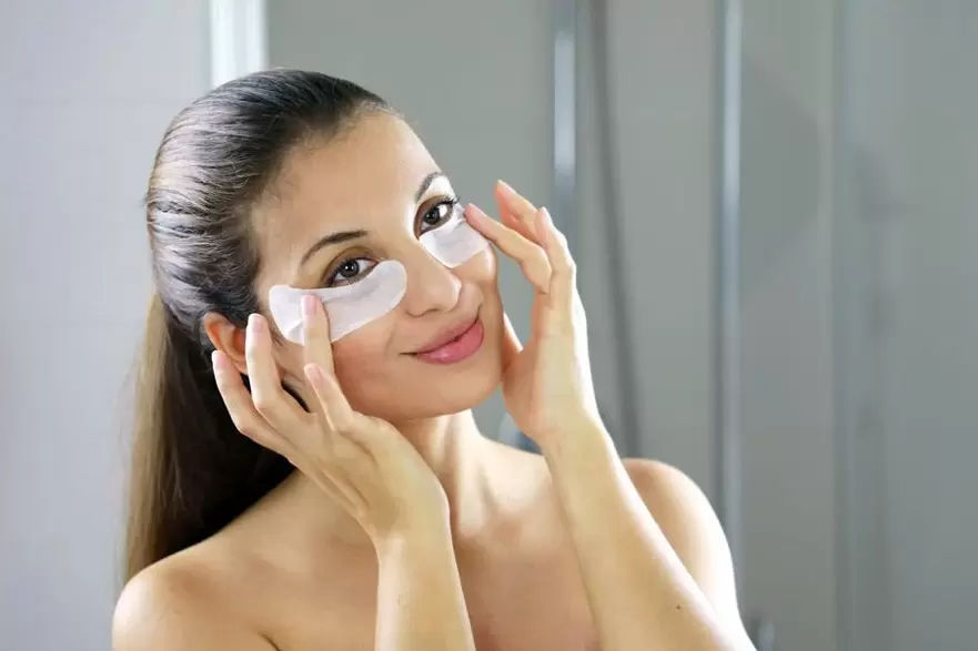 tapa-olhos anti-rugas